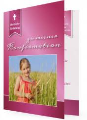 Wir freuen uns sehr mit dir und wünschen dir ein wunderbares leben. Einladung Konfirmation Familieneinladungen De