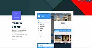 A material design lite version of the current android.com site, using the same content with a horizontal navigation a modern and clean looking template for a portfolio/blog build with material design lite. 12 Best Material Design Website Examples To Draw Inspirations