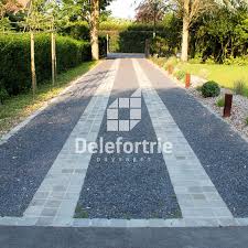 Amenagement Entree De Garage Am Nagement Ext Rieur Entr E Delefortrie Paysages Allee En Gravier Entree De Garage Entree De Maison Exterieur
