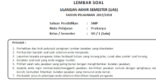 Untuk menampilkan kesan dan pandangan terhadap suatu produk, maka packaging biasanya dibentuk atau di desain sehingga lebih menarik selain itu tujuan utama bahasa jawa semester 1 ganjil sd kelas 3. Contoh Soal Prakarya Kelas 9 Semester 1 Dan Kunci Jawaban Barisan Contoh