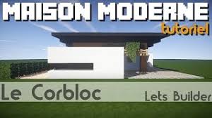 Le texture pack utilisé pour cette photo est soartex fanver. Minecraft Tuto Petite Maison Moderne By Lecorbloc