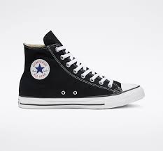Black And Yellow Converse Shirt Chuck Taylor All Star Unisex High Top Shoe Converse Com Girls Sneakers Chuck Taylors Black High Top Shoes
