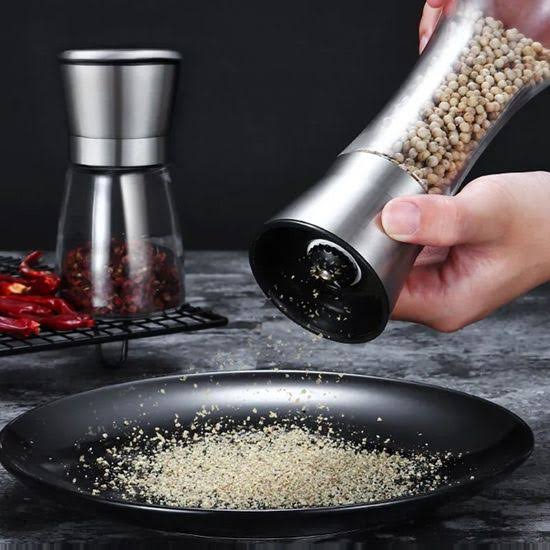 Freshly ground salt releases better surface area for seasoning., AI generated