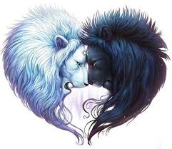 Black And White Lion Tattoo White Lion Black Lion In A Heart Shape Art Fine Art Giclee Prints Heart Painting Art