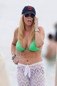 JILL MARTIN in Bikini at a Beach in Miami – HawtCelebs