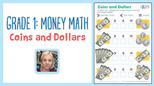 Grade 1 Money Math Coins And Dollars Worksheet Kids Academy
