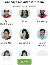 There are three methods that viewers can use to vote for eviction participant; Bigg Boss Malayalam 2 Voting Online Who Will Get Evicted During Week 3 Of Bigg Boss Malayalam Vote Now Thenewscrunch