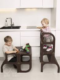 Helper Tower Table Chair All In One Step N Sit Montessori Learning Helper Tower Kitchen Step Stool Kitchen Step Stool Learning Tower Montessori Furniture