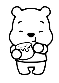 Dibujo De Winnie The Pooh Kawaii Para Imprimir Y Colorear Dibujos Kawaii Dibujos Sencillos Disney Dibujos Kawaii Faciles