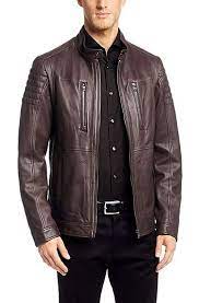 Naquinn Lambskin Leather Jacket Naquinn Lambskin Leather Jacket Open Red Leather Jacket Leather Jacket Men Collar Leather Jacket