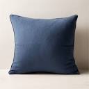 Ivy Blue Cashmere Throw Pillow with Down-Alternative Insert 20'' + ...