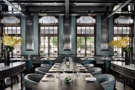 (here is an old photo of the french provincial dining room cabinet. Ab Concept And The Holy Trinity Of Restaurant Design For Aqua Restaurant Group Restaurant Interior Design