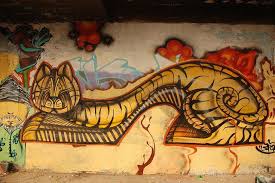 Gato Chino Street Art Art Graffiti