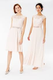 Coast 2016 Bridesmaid Collection Lace Blush Pink Lori Lee Maxi And Short Dresses