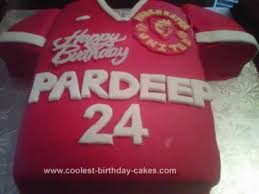 Angeliki's alchemies, ealing, united kingdom. Coolest Manchester United Jersey Cake