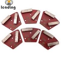 9mm Hole Trapezoid Grinding Plate - Single S Segment