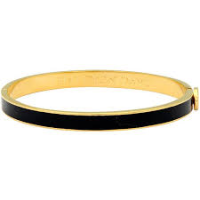 Black And Gold Bracelet Halcyon Days 6mm Plain Bangle Black Gold 126 Liked On Polyvore Featuring Jewelry Bracele Black Bangle Yellow Gold Bangle Bracelets Black Gold Jewelry