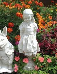 Alice Statue White Finish Alice In Wonderland Wedding Alice In Wonderland Statue