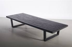 This piece will add the Leon Polk Smith Created Black Slat Coffee Table Mutualart