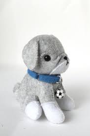 Pdf Pattern Felt Bulldog Plush Etsy Sewing Stuffed Animals Plush Pattern Felt Toys