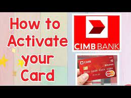 3 international debit card transactions. How To Activate Your Cimb Visa Paywave Card Cimb Bank Myra Mica Youtube