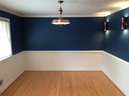 Maybe you would like to learn more about one of these? Sherwin Williams Dignity Blue Dining Room Wall Color Room Wall Colors Navy Dining Room Walls