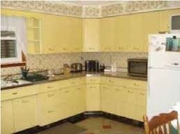 yellow geneva metal kitchen cabinets
