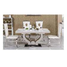 Trendo dining table (120 cm) aed 500 aed 350. China Dubai Marble Top Stainless Steel Leg Dining Room Table And Chairs Designs China Dining Table Set Dining Set