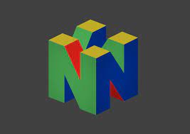 This image is a screenshot, graphic, audio clip, animation, or other piece of media from a copyrighted video game or other source. Artstation 3d Nintendo 64 Logo Model Shaynah R