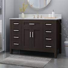 It features a series of soft closing doors and full extension drawers to take care of your storage needs. Greeley Contemporary 48 Wood Single Sink Bathroom Vanity With Carrera Marble Top By Christopher Knight Home On Sale Overstock 25716175
