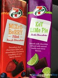 7 Eleven 7 Select Mixed Berry Filled Dark Chocolate And Key Lime Pie Milk Chocolate Bars Chocolate Milk Natural Chocolate Food Reviews