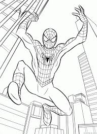 Desenho de arvore de natal para colorir. Desenho Do Homem Aranha Combatendo O Crime Colorir Org