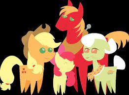 Bbbff Apple Family Little Pony My Little Pony Pony