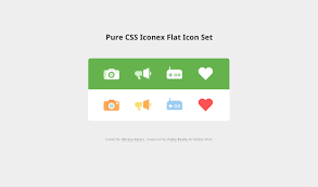 Pure Css Iconex Flat Icon Set Fribly Flat Icons Set Flat Icon Css
