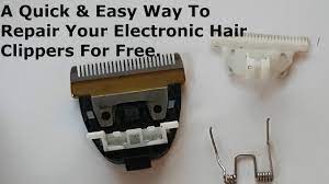 How To Repair Your Electronic Hair Clippers Spring Attachment Youtube