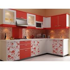Mdc L Shape Mdf Modular Kitchen Kitchen Cabinets Rs 1550 Square Feet Id 20991066373