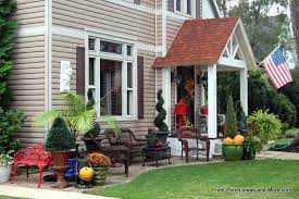 Your backyard space can be either a place to entertain guests or a private oasis to soak up the summer sun. Patio Ideas To Expand Your Front Porch Porch Decorating Ideas Uk Front Porch Decorating Outdoor Porch