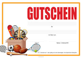 Bewerbungsdesigns mit mustertexten für verschiedene berufe. Gutschein Sport Sportgerate Ballsport Pdf Vorlage Zum Ausdrucken