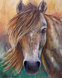 Horse Acrylic Painting Tutorial By Angela Anderson On Youtube Horse Acrylicpaint Art Horse Horse Paintings Acrylic Horse Painting Watercolor Horse Painting