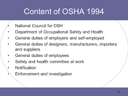 Mohd razi kamiran, mohd khairul amir bin mohd jamil, mohd amin zulkifli. Legal Requirements Of Occupational Safety And Health Ppt Download