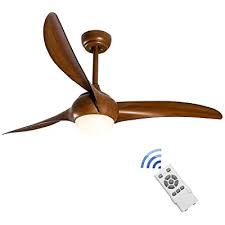 Wood ceiling = rustic awesomeness. Buy Tangkula Ceiling Fan With Led Light 52 Inches Rustic Style Low Profile Fan With Led Globe Light 3 Iron Reversible Blades Led Ceiling Fan With Remote Control Antique Acacia Wood