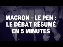 Découvrez les coulisses du plateau. Presidentielle 2017 Le Debat Entre Emmanuel Macron Et Marine Le Pen Resume En 5 Minutes Youtube