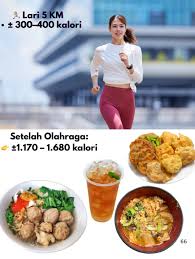 🍜🍟 Estimasi Kalori Makanan 🍲 Bakso 1 mangkok • ± 350–450 kalori (bakso +  mie + kuah + sambal) 🥟 Gorengan 3 biji • ± 300–450 kalori (±100–150 kalori  / biji: bakwan,