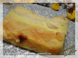 Cake Magique Aux Pommes Caramelisees Sans Gluten Cake Magique Alimentation Pommes Caramelisees