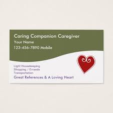 Caregiver Business Cards Zazzle Com In 2020 Home Health Aide Caregiver Business Cards