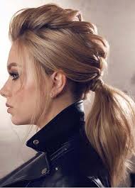 Are You Looking For Latest Trends Of Braids Or Ponytail Hairstyles No Need To Worry At All Just G Low Ponytail Hairstyles Elegant Ponytail Braided Hairstyles
