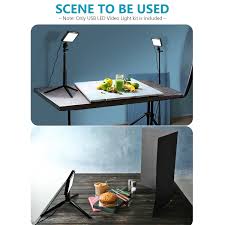 Neewer 2 Packs Dimmable 5600k Usb Led Video Light With Adjustable Tripod Stand Color Filters For Tabletop Low Angle Shooting Colorful Led Lighting Product Portrait Youtube Video Photography Neewer Photographic Equipment And