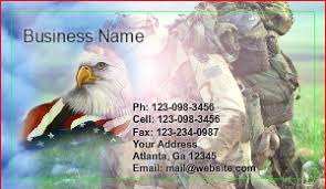 Then, customize your military business card design in our studio. Military And Patriotic Business Cards Designsnprint