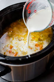 The easiest way to make the most comforting meal of all time. Slow Cooker Creamy Chicken Corn Soup Sally S Baking Addiction