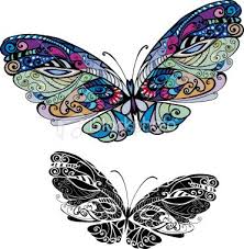 Abstract Butterflies Butterfly Drawing Butterfly Art Butterfly Illustration